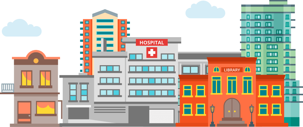 建物のイラストです